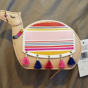 Kate spade camel coin purse NWT